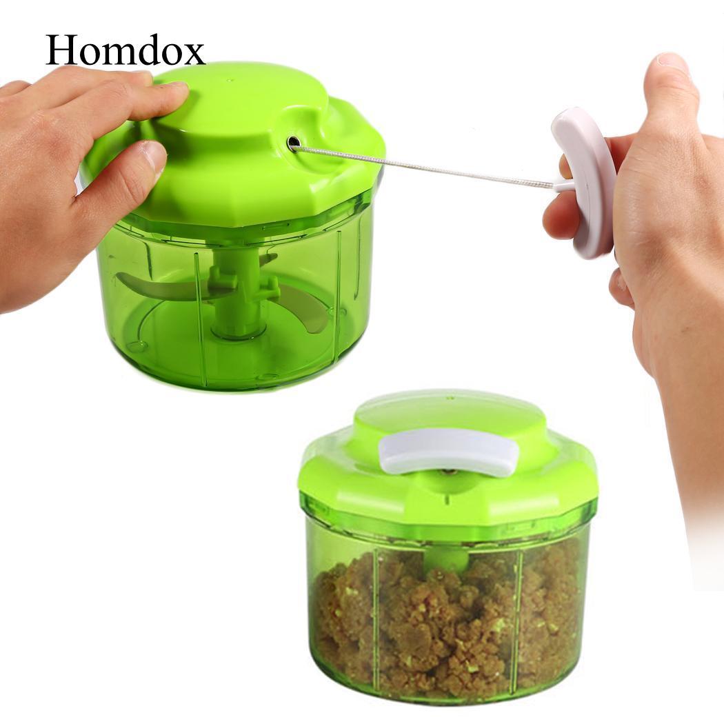 900ml Manual Meat and Garlic Mincer with Pull Cord