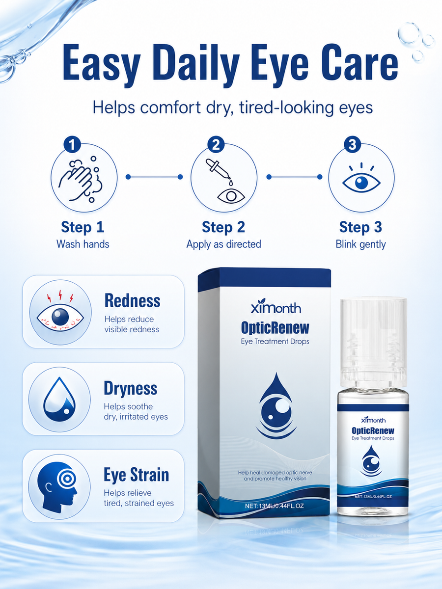 Optic Renew Eye Treatment Drops – Redness Relief & Optic