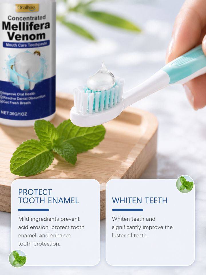 Bee Venom Whitening Toothpaste — Tartar Removal & Enamel