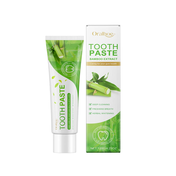 Bamboo Whitening Toothpaste for Fresh Breath & Enamel