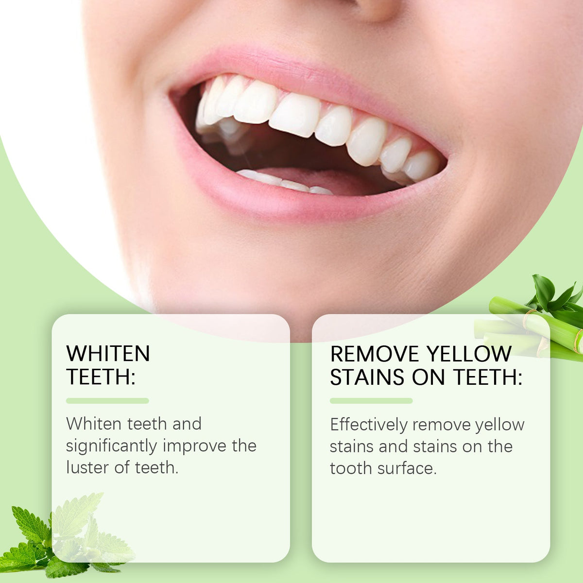 Bamboo Whitening Toothpaste for Fresh Breath & Enamel