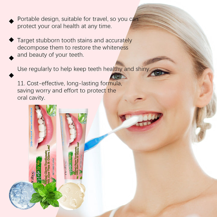 Herbal Brightening Toothpaste for Fresh Breath & Clean Teeth