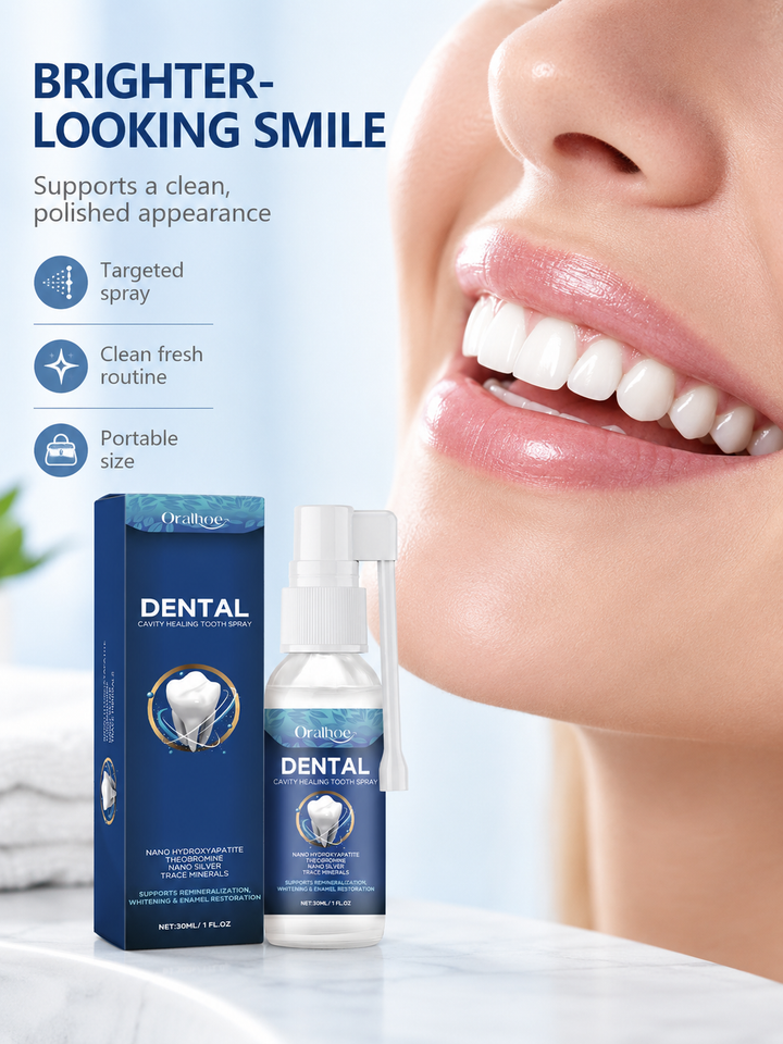 Nano HA Tooth Spray — Remineralize, Whiten & Protect Teeth
