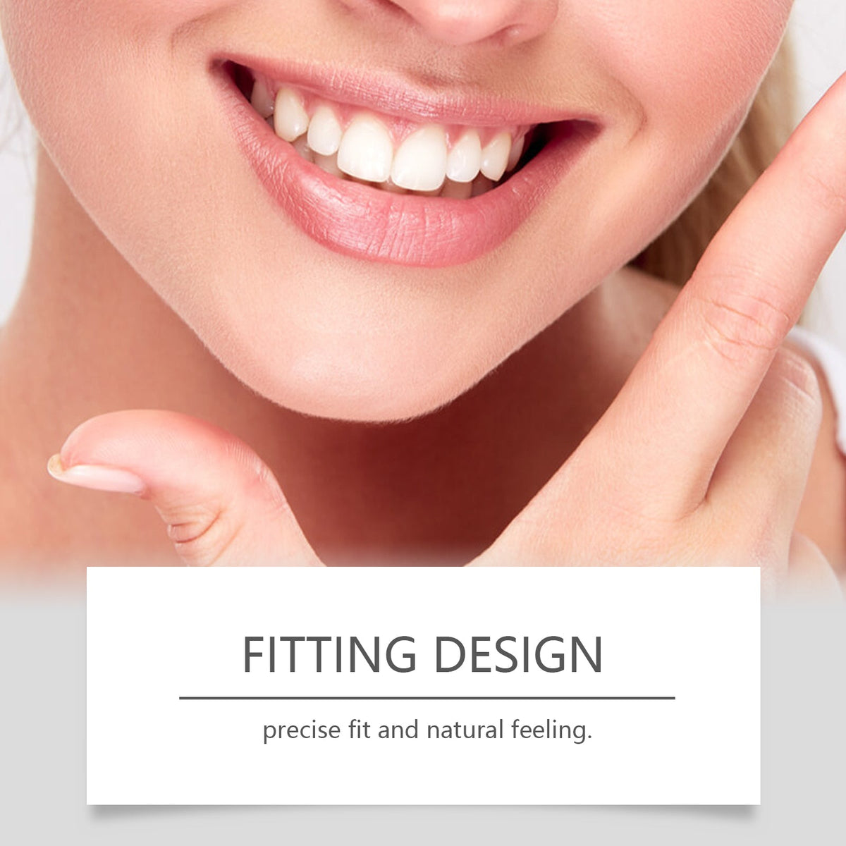 Cosmetic Denture Set for a Natural-Looking Fuller Smile