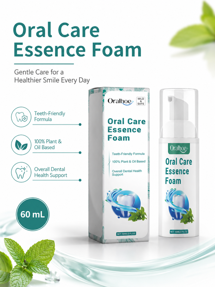 Teeth Whitening Mousse — Plant-Based Foam for a Brighter Smile