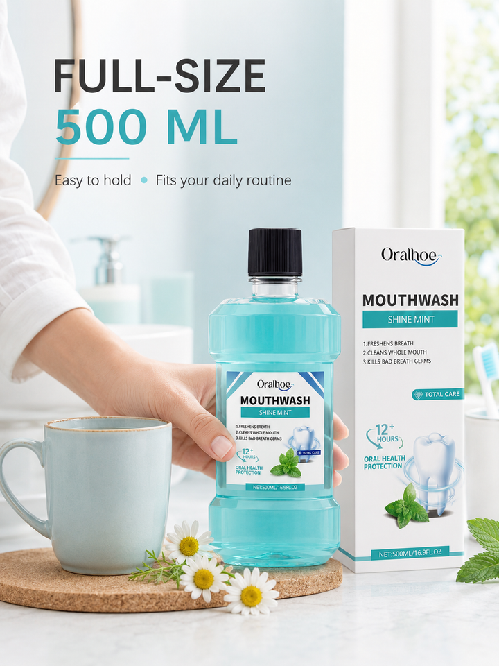 Mouthwash for Fresh Breath & Whitening – 12-Hour Oral