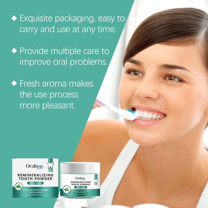 Nano Hydroxyapatite Tooth Powder for Fresh Breath