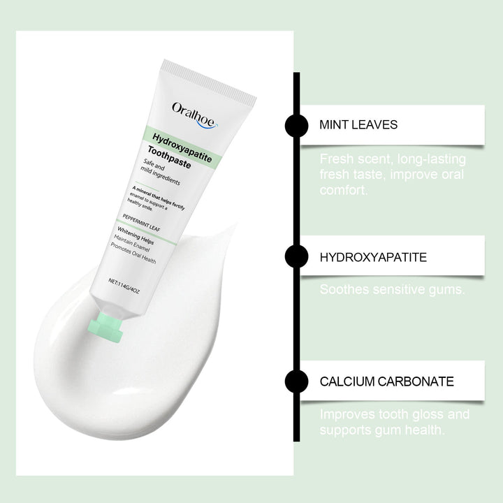 Hydroxyapatite Toothpaste for Gentle Whitening Smile