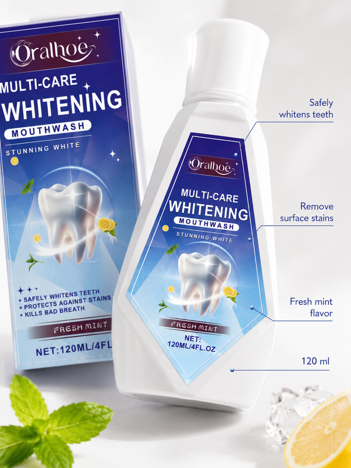 Oralhoe Multi-Care Whitening Mouthwash — Brighter Smile