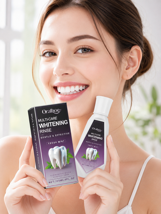 Alcohol-Free Whitening Mouthwash — Gentle Daily Rinse