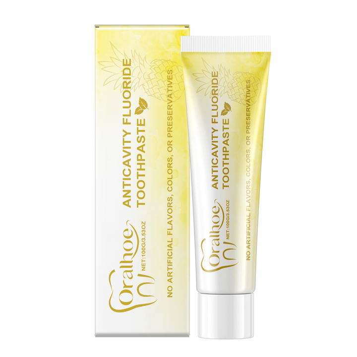 Pineapple Fluoride Toothpaste for Fresh, Clean Teeth