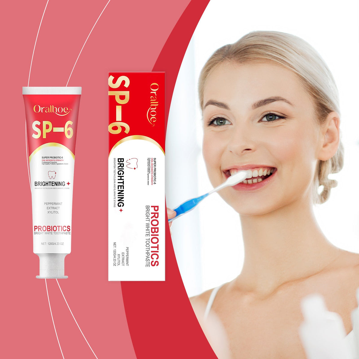 Probiotic Toothpaste for Brighter, Fresher Daily Teeth
