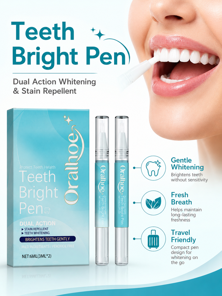Teeth Whitening Brush Pen — Brighter Smile in Minutes