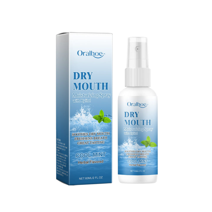 Dry Mouth Moisturizing Spray for Cool Mint Freshness