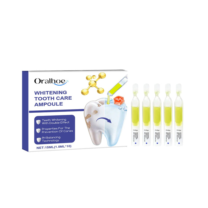 Teeth Whitening Serum Ampoules for Surface Stain Care