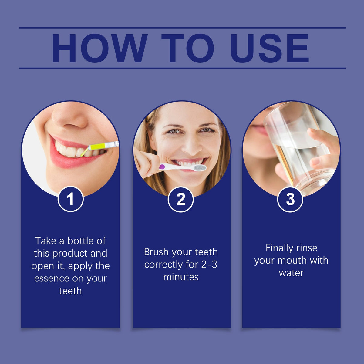 Teeth Whitening Serum Ampoules for Surface Stain Care