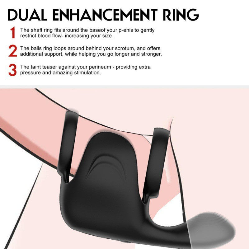 Prostate Massager Ring With 10 Vibration Programs