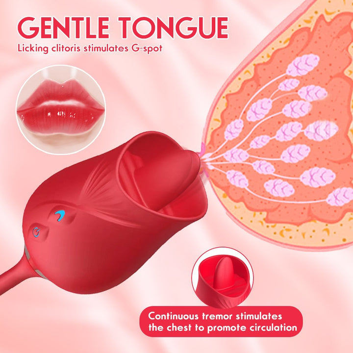 Dual-Ended Vibrating Massager With Flexible Design