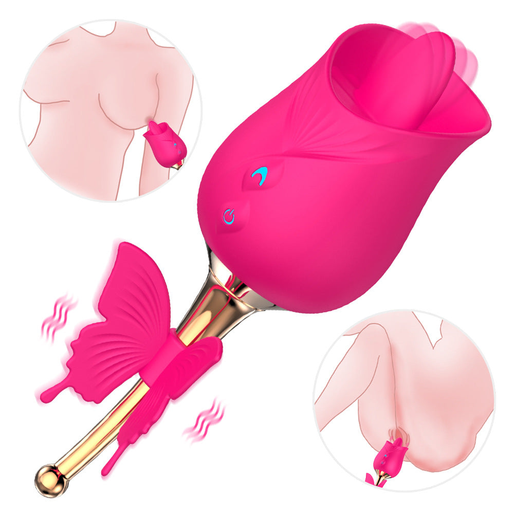 2-in-1 Vibrator with 10 Intense Vibration Patterns