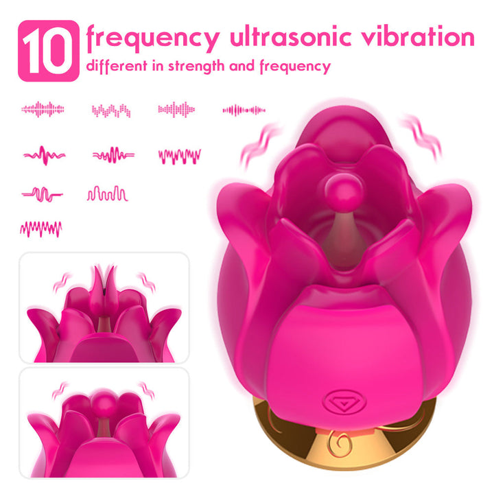 Flower Vibrator with 10 Customizable Vibration Settings
