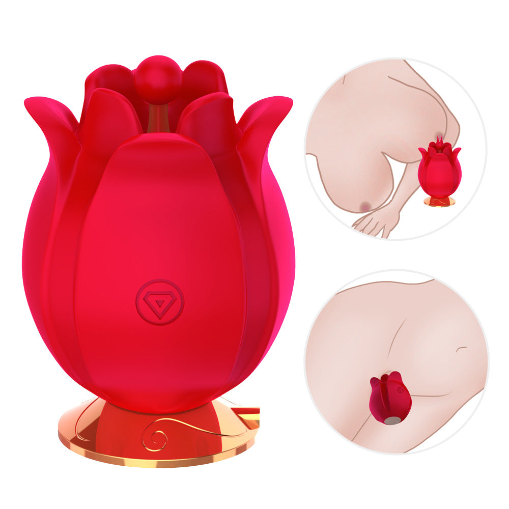 Flower Vibrator with 10 Customizable Vibration Settings