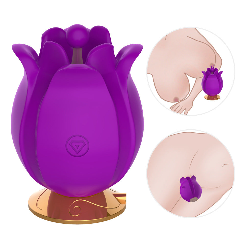 Flower Vibrator with 10 Customizable Vibration Settings