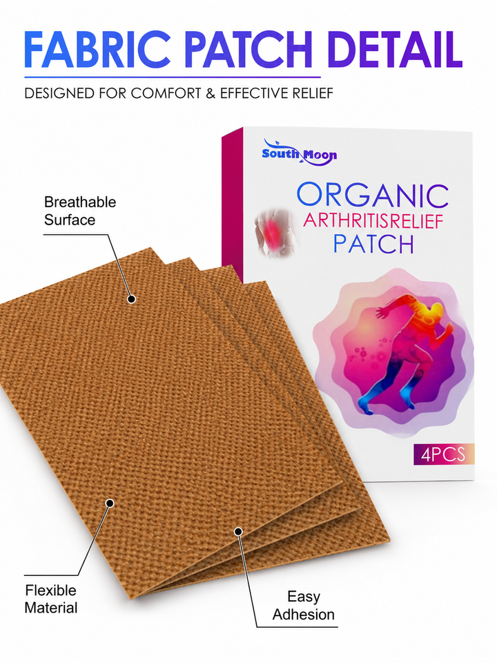Organic Herbal Minty Heat Patches For Joints