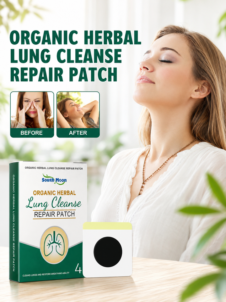 Organic Lung Cleanse Patch – Breathe Easier & Clear Nasal