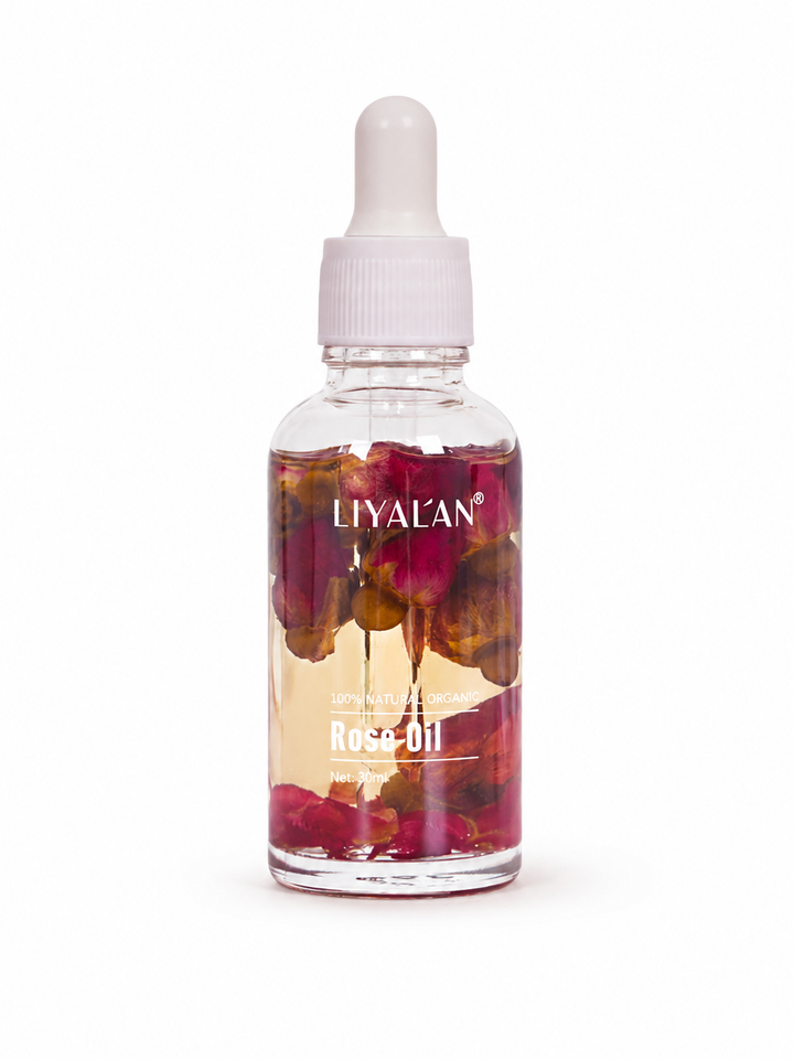 Organic Rose Oil for Face, Body & Hair — 30ml Dropper