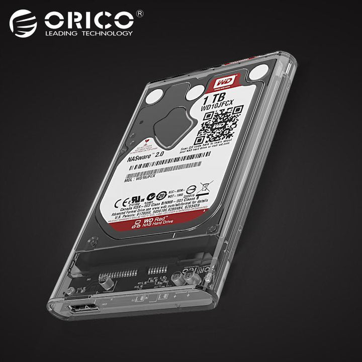 Tool-Free 2.5-Inch Hard Drive Enclosure with USB Port