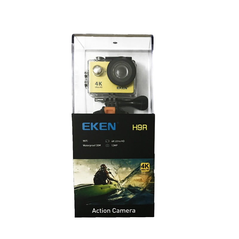 4K Waterproof Action Camera with 170° Wide Angle Lens