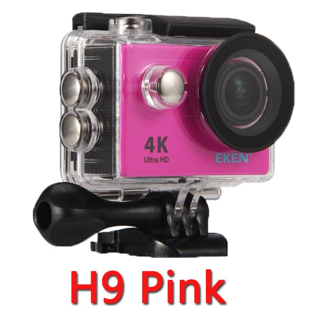 4K Waterproof Action Camera with 170° Wide Angle Lens
