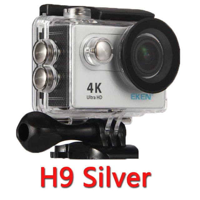 4K Waterproof Action Camera with 170° Wide Angle Lens