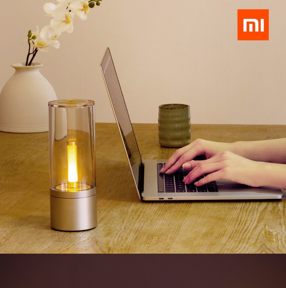 Smart LED Candle Night Light with Warm App Dimming