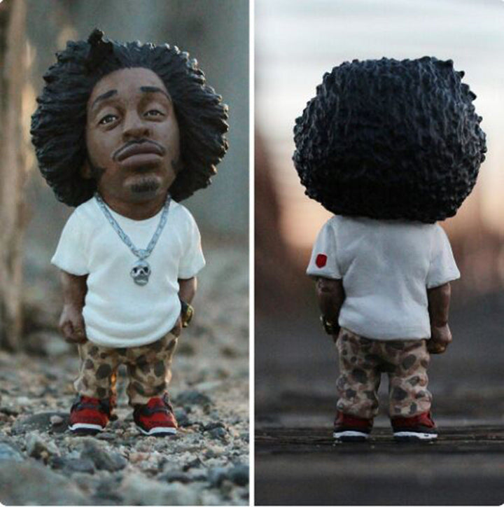 Hand-Painted Character Figurine Ornament for Desks