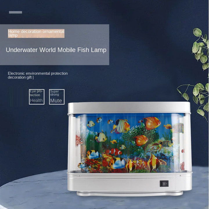 Aquarium Lamp With Colorful Fish-Like LED Ambiance