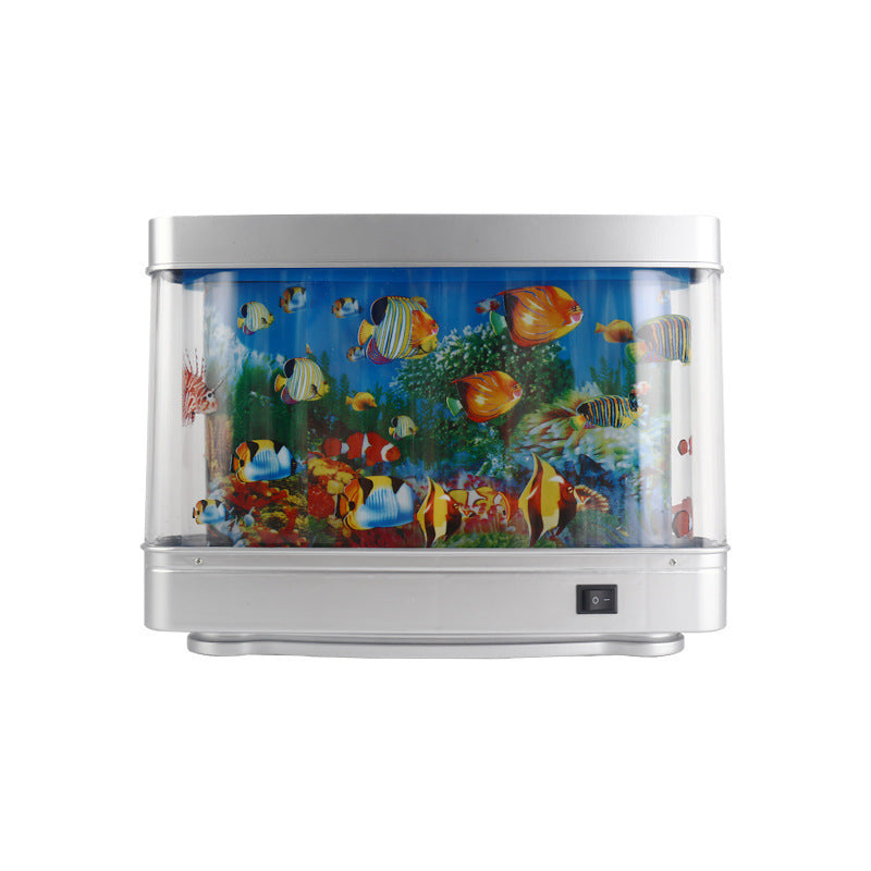 Aquarium Lamp With Colorful Fish-Like LED Ambiance