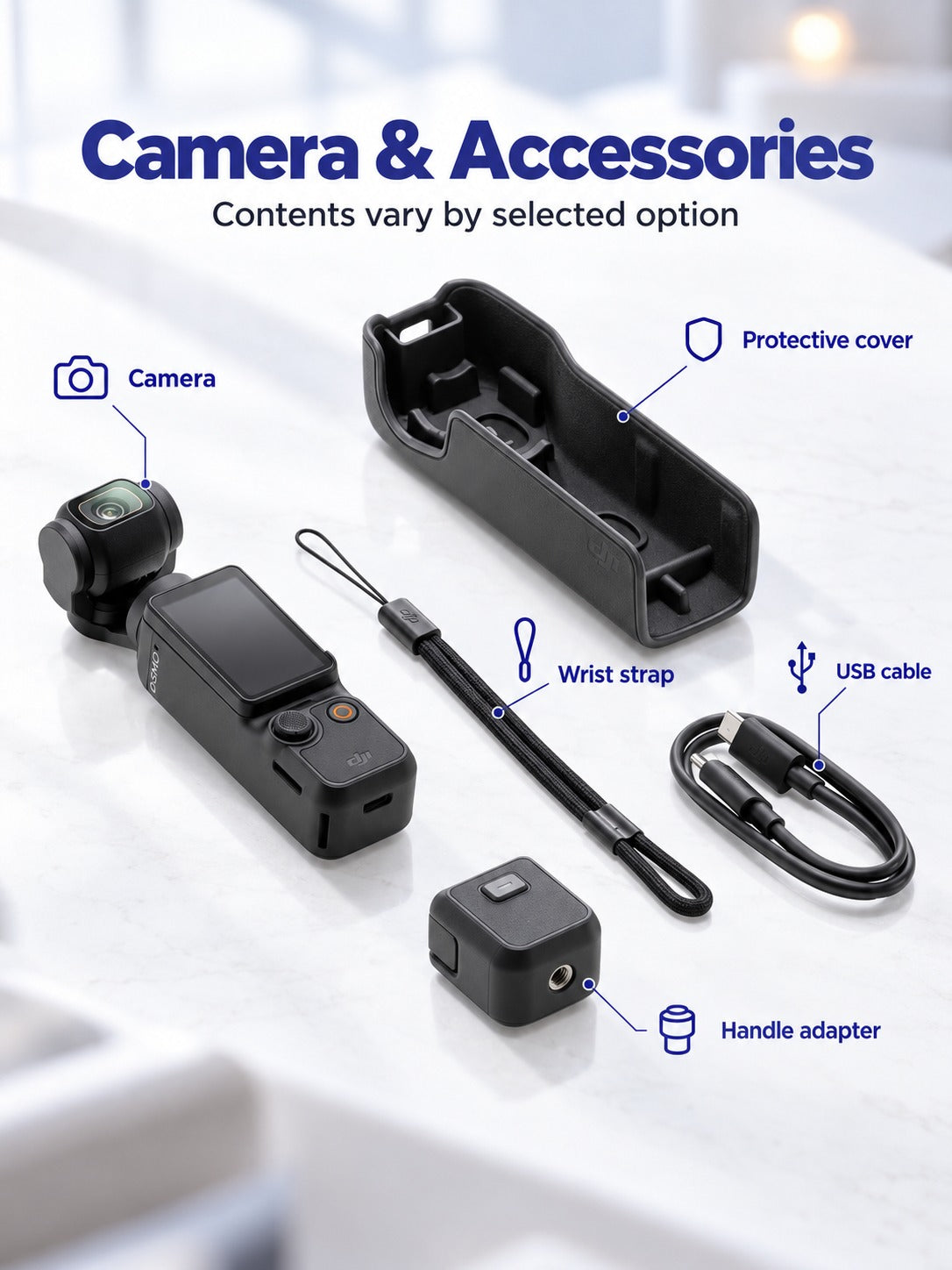 Pocket 3-Axis Gimbal Camera for Smooth Travel Vlogs