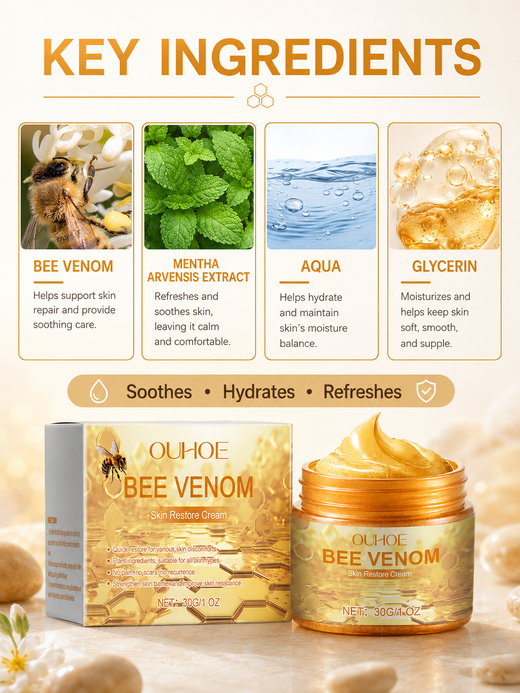 Bee Venom Repair Cream – Soothing Relief for Dry, Irritated