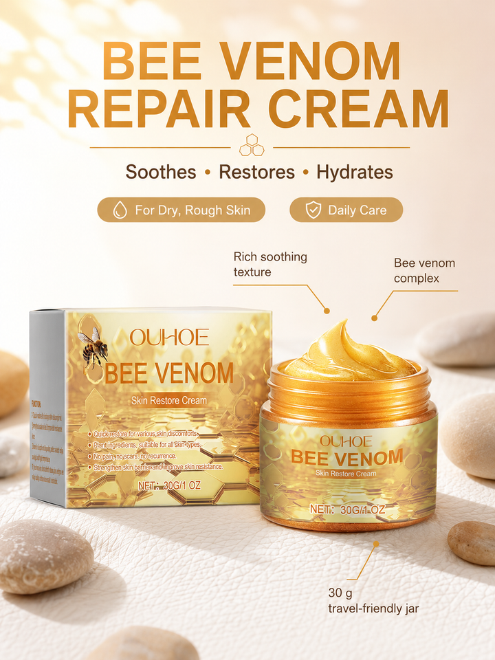 Bee Venom Repair Cream – Soothing Relief for Dry, Irritated