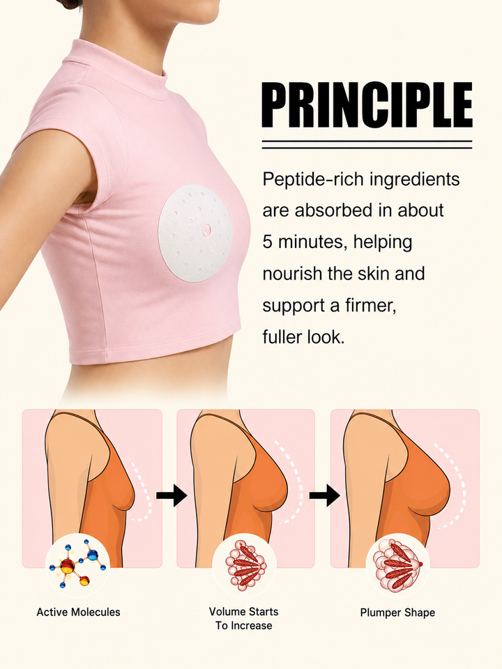 OUHOE Breast Firming Patch — Peptide Lift in 5 Minutes