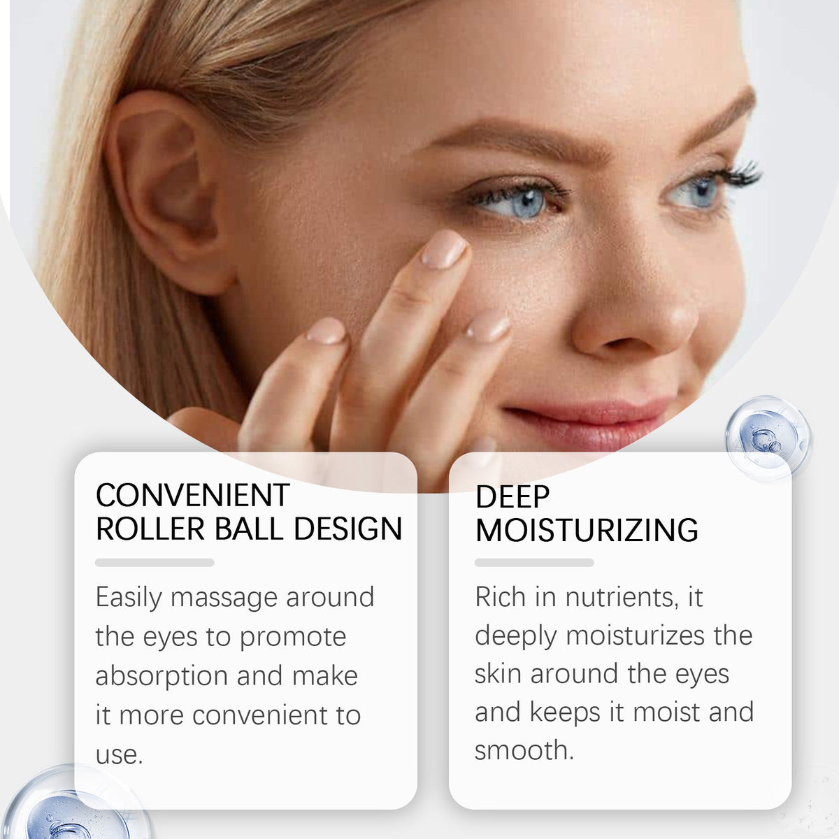 Castor Oil Eye Roller for Dry, Dull Under-Eye Skin