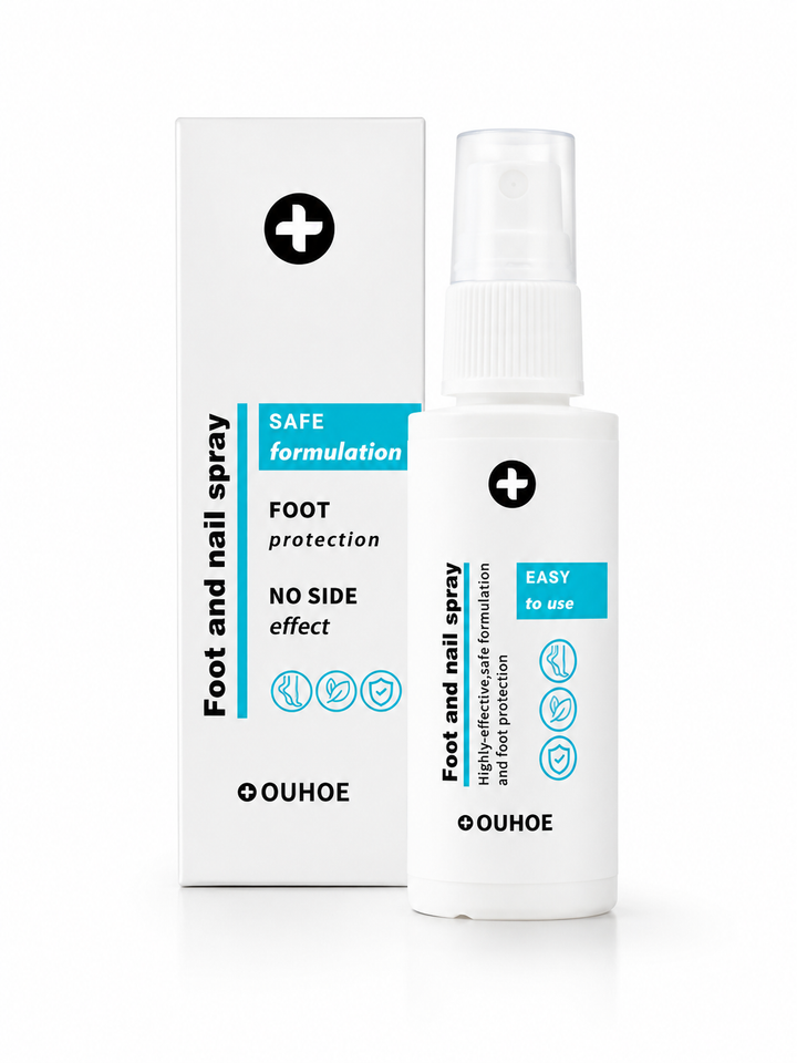 Foot Moisturizing Spray – Crack & Odor Relief with Nail Care