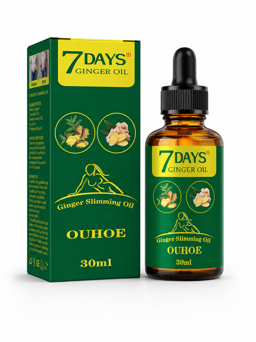 Ginger Body Shaping Oil – Visible Toning & Tightening in 7 Days