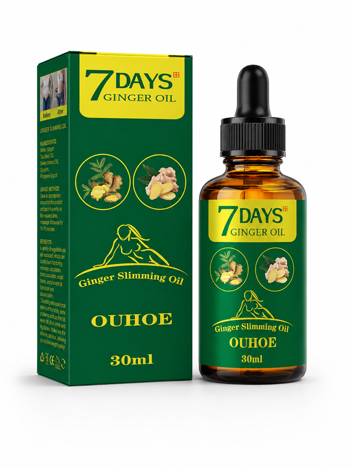 Ginger Body Shaping Oil – Visible Toning & Tightening in 7 Days