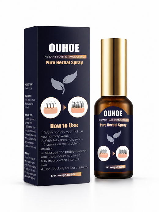 Herbal Hair Growth Spray — Stops Hair Loss & Thickens Hair