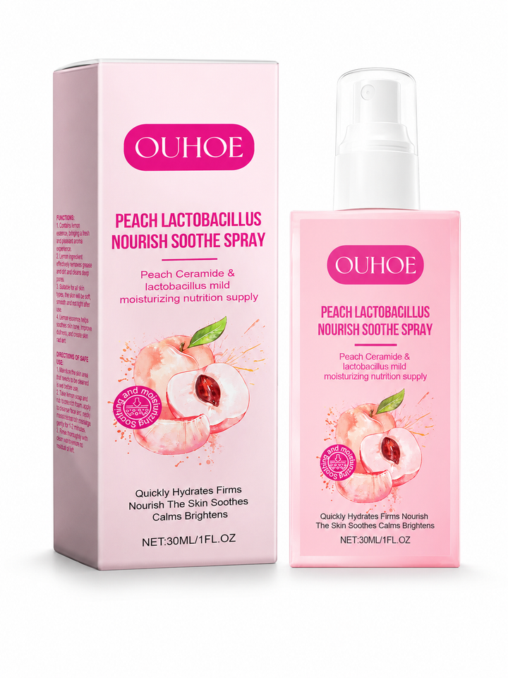 Peach Ceramide Hydrating Face Mist for Sensitive Skin