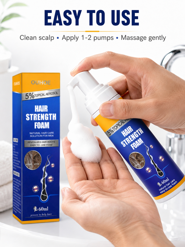 Men’s Hair Foam Mousse — 5% Anti-Hair Loss