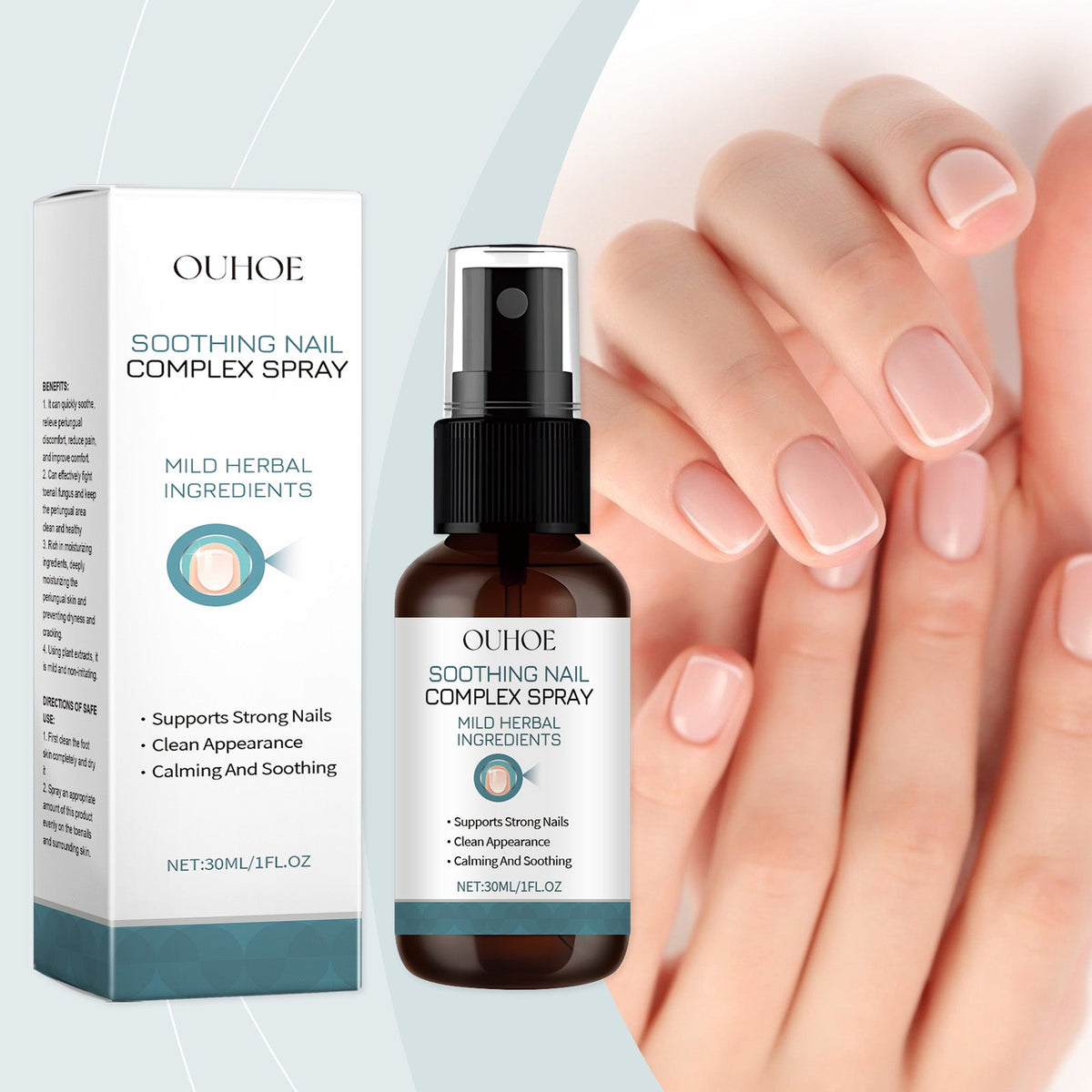 Mild Toenail Care Spray with Lavender & Almond Oil