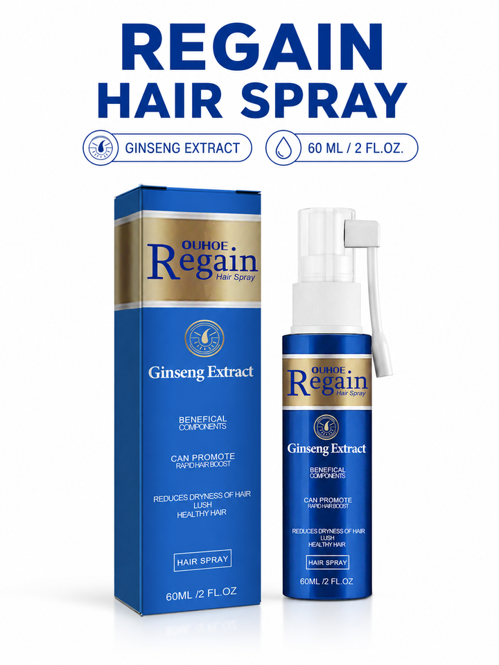 Ginseng Hair Regrowth Spray — Thicker, Fuller Hair in 8 Weeks